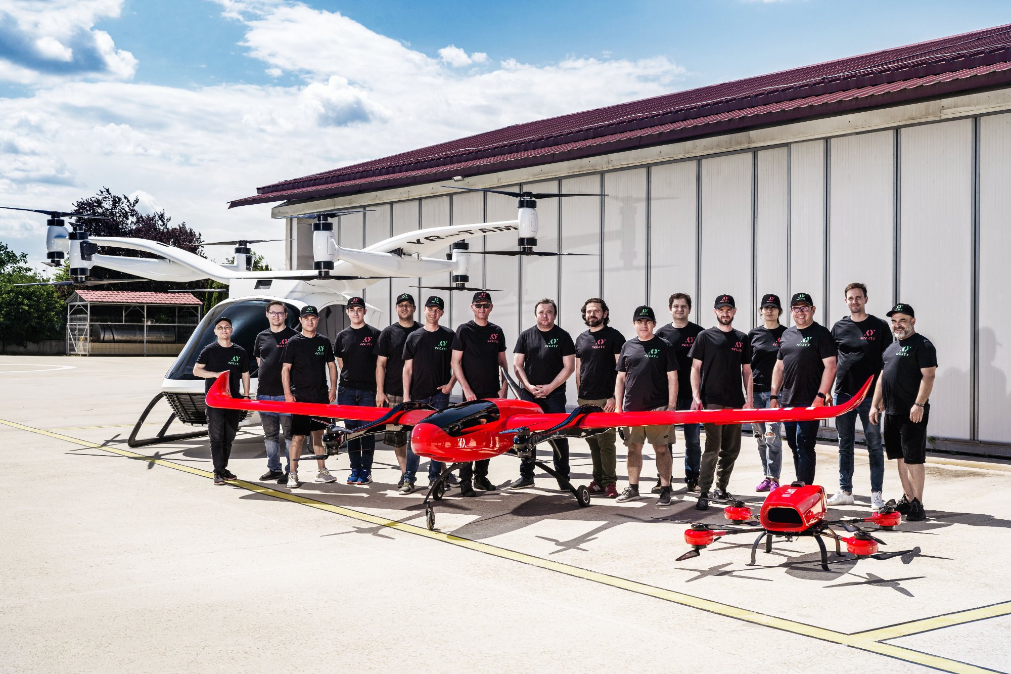 The early Velary team with their first aircraft